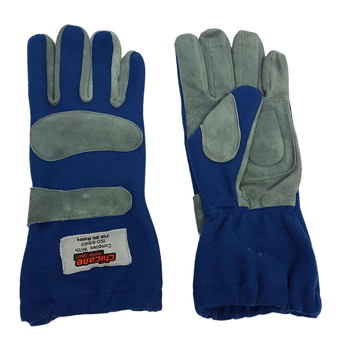 Chicane Blue Driving Gloves