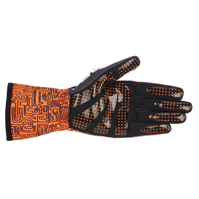 Alpinestars 1 K V2 Vertical Kart Gloves Orange Fluro