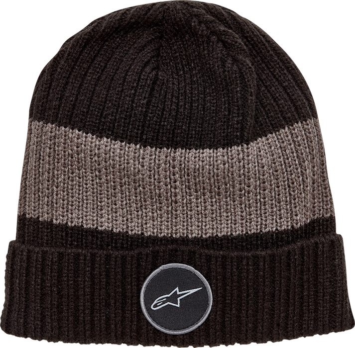 Alpinestars Black and Charcoal Ward Beanie (Order only)