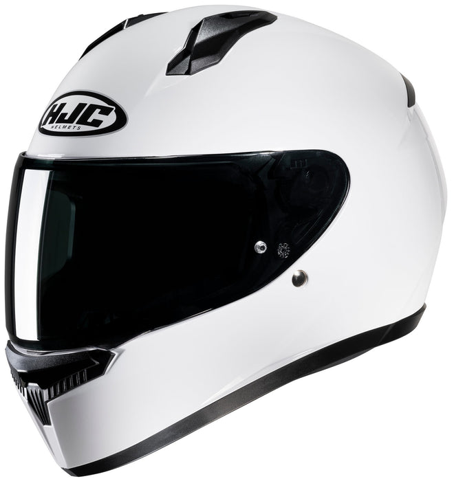 HJC White C10 Youth Helmet Solid Colour - (backorder)