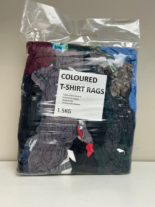 Cleaning Rags 1.5KG Coloured Pack