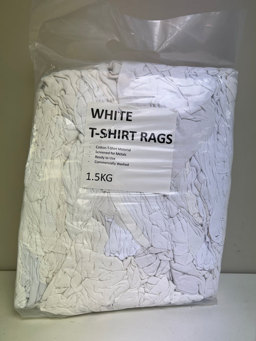 Cleaning Rags 1.5KG White Pack