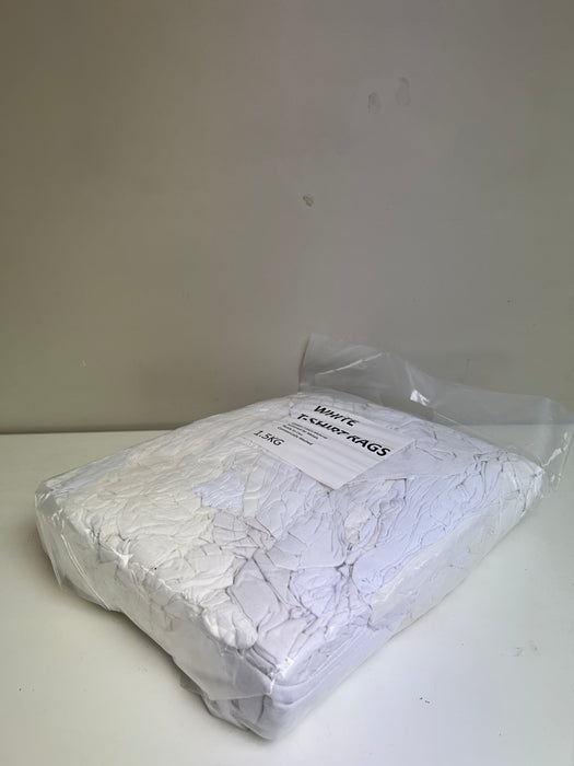 Cleaning Rags 1.5KG White Pack