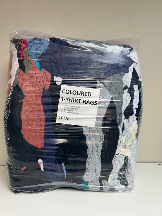 Cleaning Rags 10KG Coloured Pack