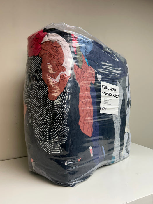 Cleaning Rags 10KG Coloured Pack