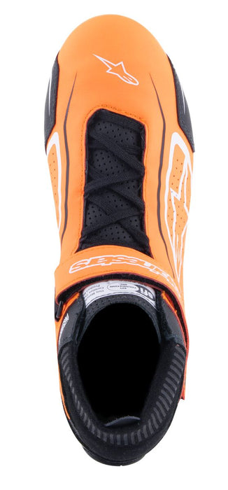 Alpinestars 1-T v3 Race Shoe Orange Fluro Black White