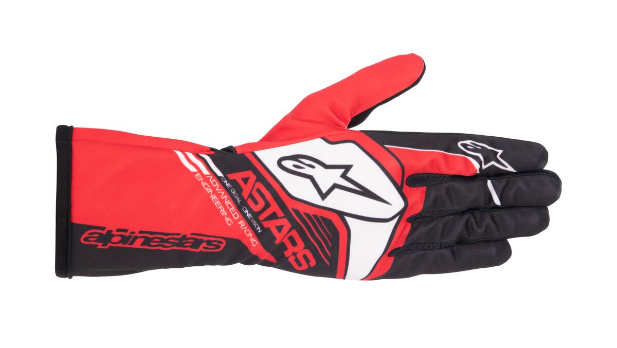 Alpinestars Youth 1 K V2 Corporate Glove Red Black