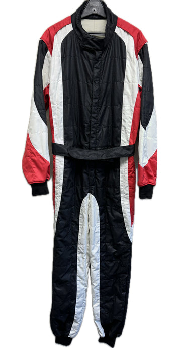 Chicane 3-Layer Race suit Black/White/Red