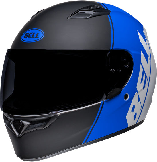 Bell Ascent Matte Black/Blue Qualifier Track Day or Karting Helmet