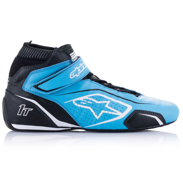 Alpinestars 1-T v3 Race Shoe Black Light Blue White