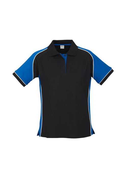 Nitro Mens Polo - Black/Blue/White