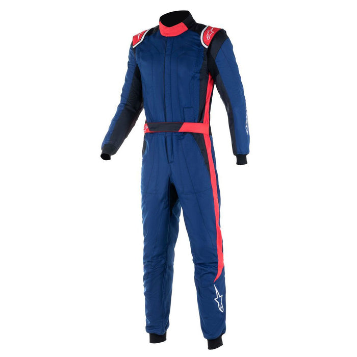 Alpinestars GP Pro Com v2 Navy Black and Red Suit