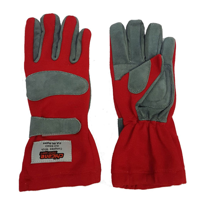 Chicane Red Driving Gloves
