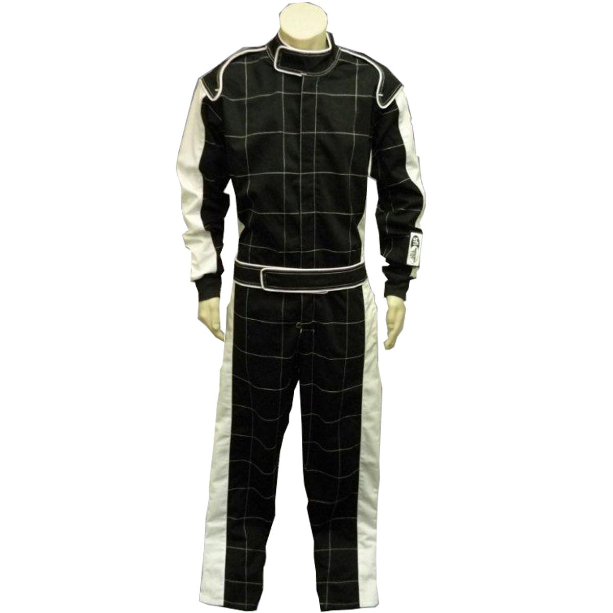 Chicane Black and White Racer 1 Layer — Chicane Racewear